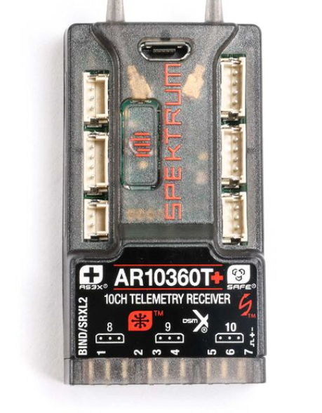 Spektrum AR10360T+ DSMX 10-Channel AS3X+ & SAFE Telemetry Receiver