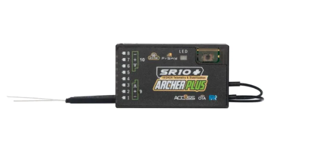FrSky ACCESS Archer Plus SR10+ Stabilized Receiver with 10 Channel Ports