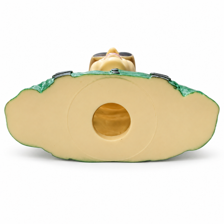 Underside of Gator RC Aviator Ace molded plastic pilot bust