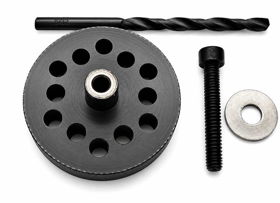 Gator RC Propeller & Spinner Backplate Drill Jig – EME, DLE, DA & RCGF Engines