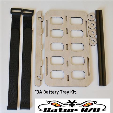 Battery Tray Kit for 10S Lipo Batteries (Gator RC)