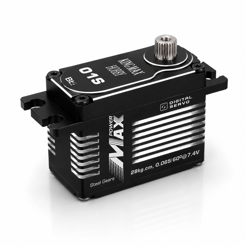 KingMax BLS01S HV Brushless Waterproof Digital Servo – 30.6kg-cm Torque