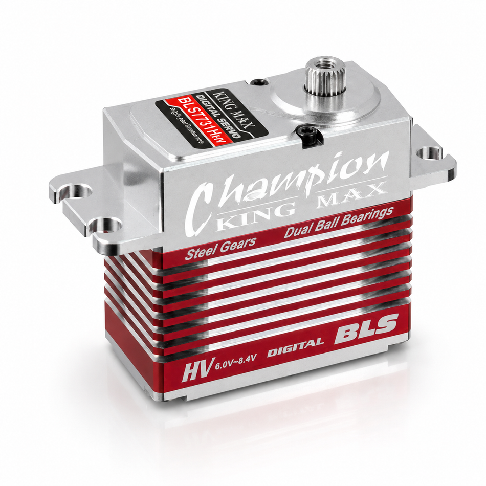 KingMax BLS7731HHV Brushless HV Waterproof Servo – 28.42kg Steel Gear Digital Servo