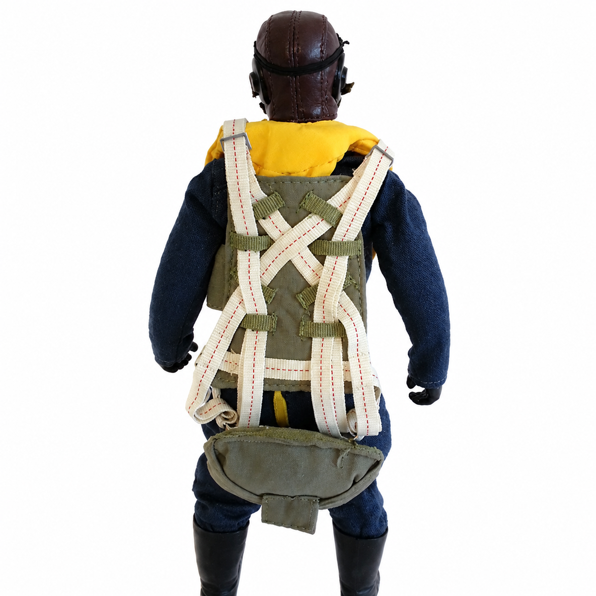 WarbirdPilots WWII British RAF RC pilot with brown flight jacket, royal blue uniform, and flight gear