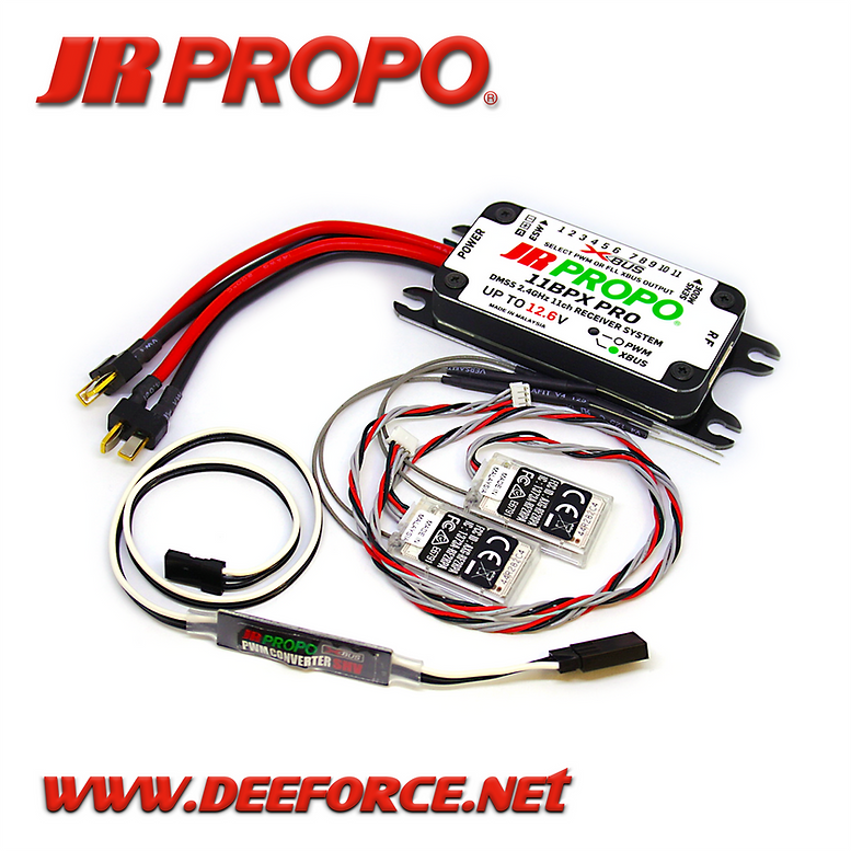 JR Propo 11BPX Pro w/RA03 (XT60)