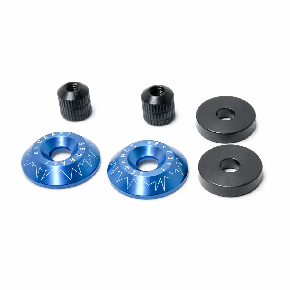 Secraft Canopy Lock M3 V1 (Blue, Gold, Red) | RC Airplane Hardware
