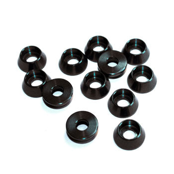 Secraft Cap Bolt Washer M3 Black 12 Pack