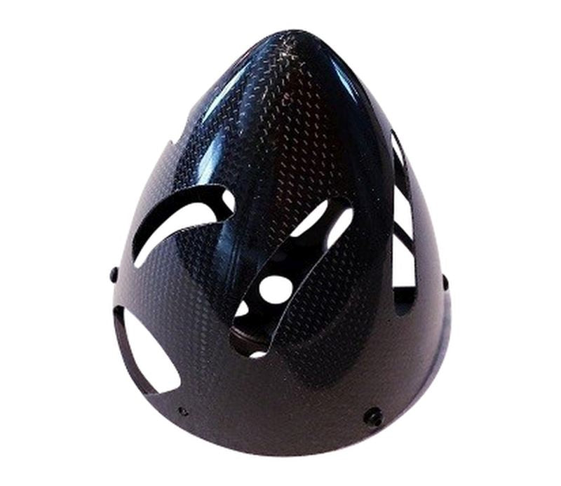 Spinner, 82mm (3.23") Ultra-Light  Carbon Fiber, 2 Blade, Flo-Thru (Gator)