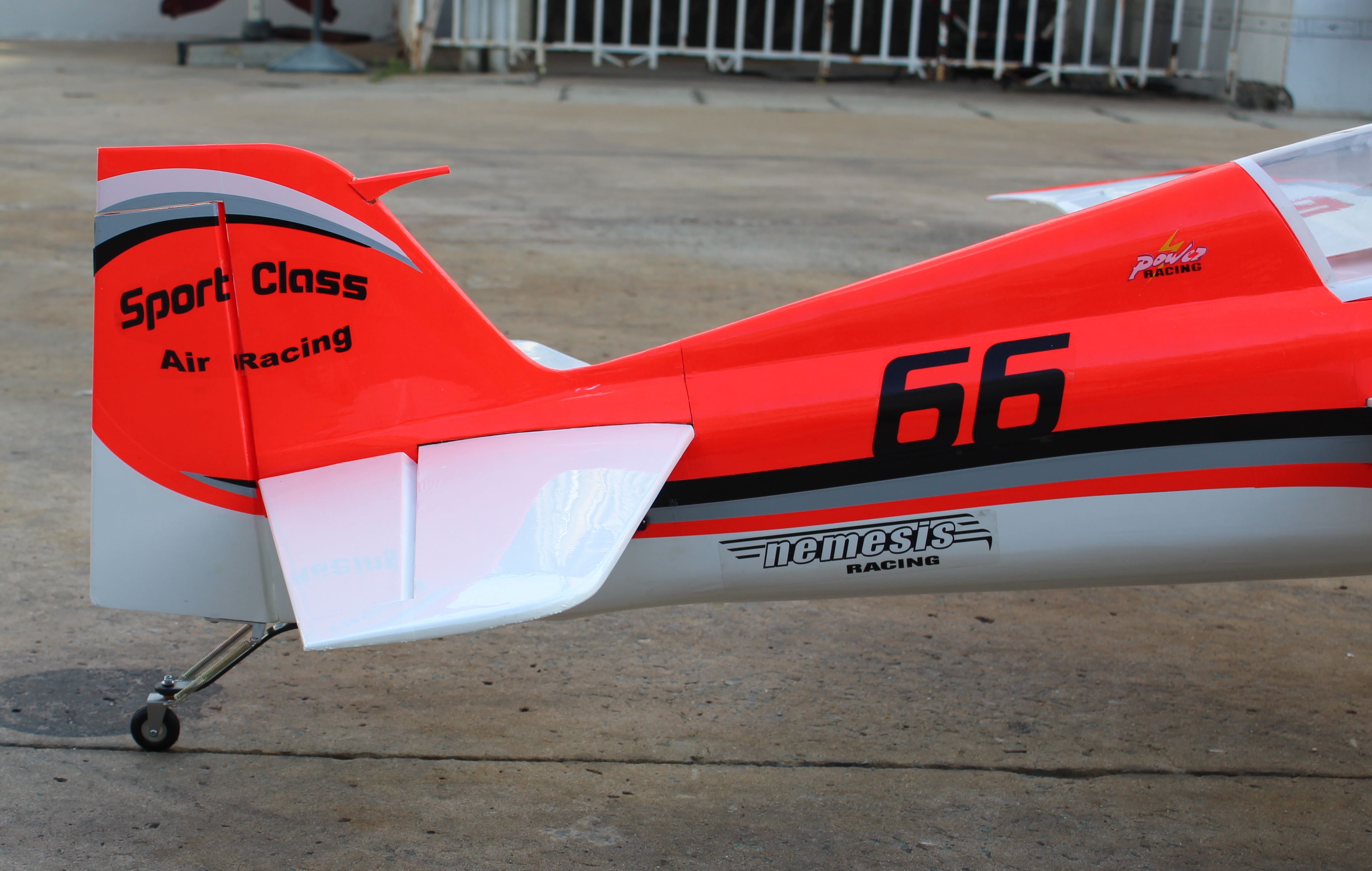 Nemesis NXT F1 Air Race 50-60cc ARF Florescent Red Seagull Models