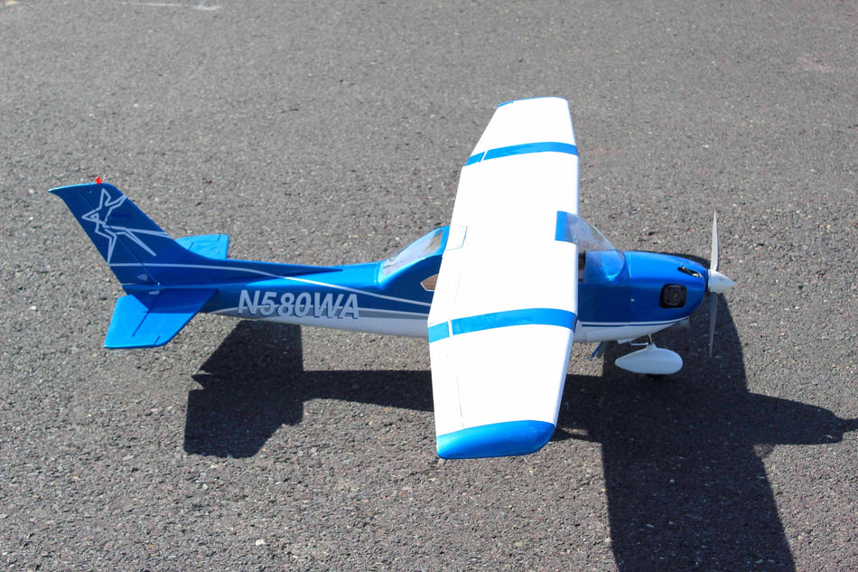 Cessna Turbo Skylane 182, Pearl Blue, Seagull Model