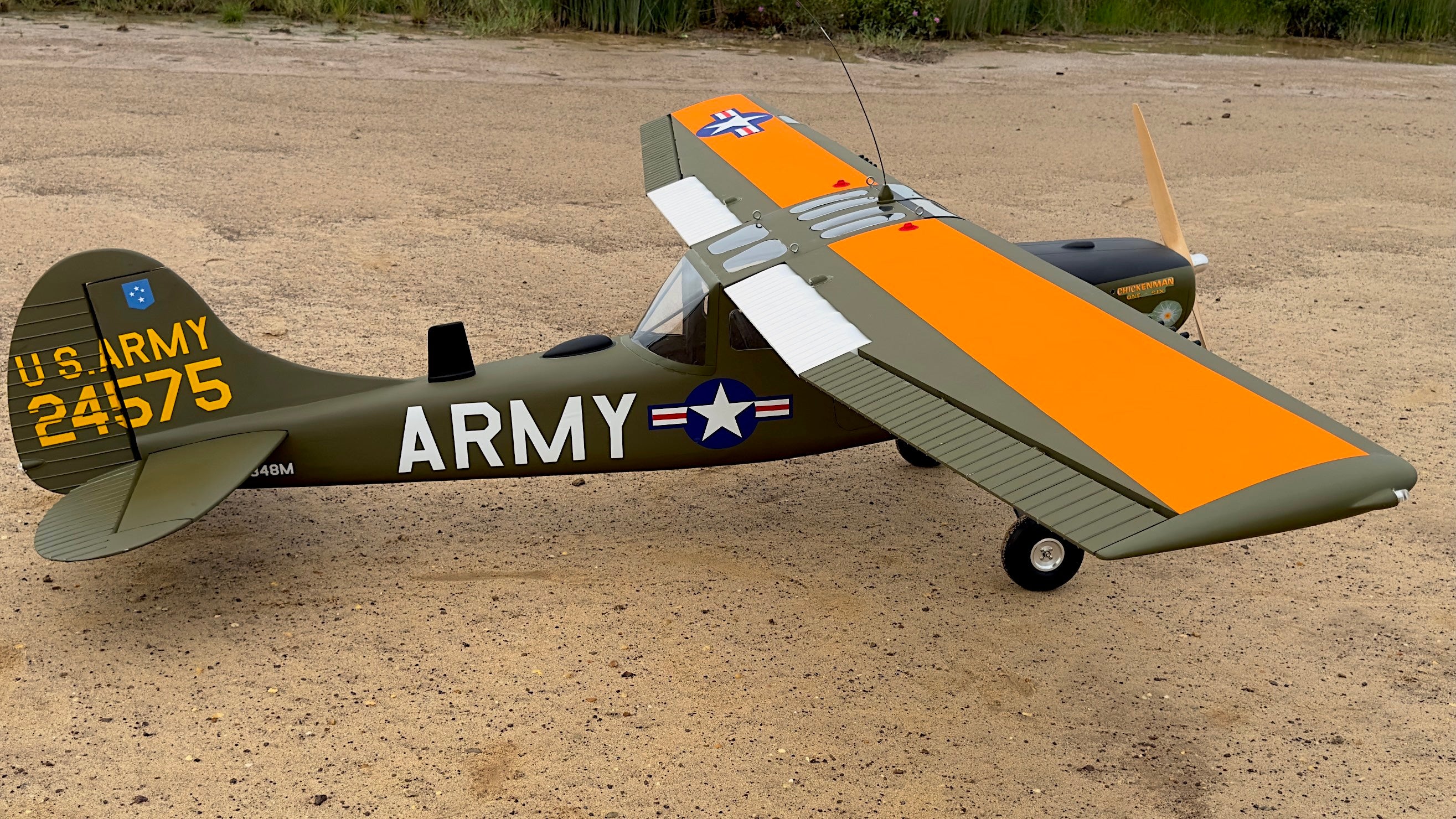 Seagull Models Giant Scale Cessna L-19, O-1A Bird Dog 