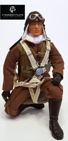 WWII JAPANESE Warbird Pilot 1/5~1/6 Scale 12 inch Tall