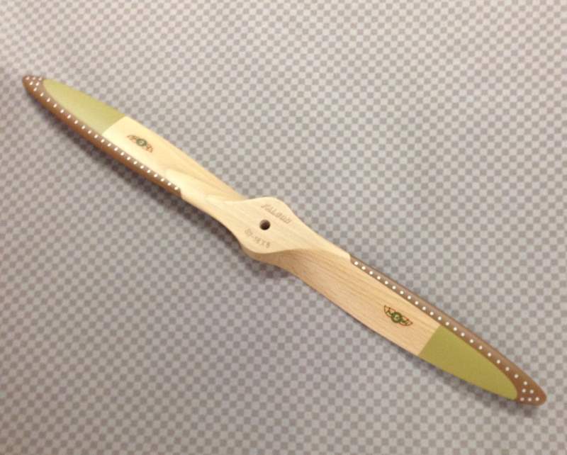 18x6 Propeller, Scale Wood w/ Gold Tip (Falcon)