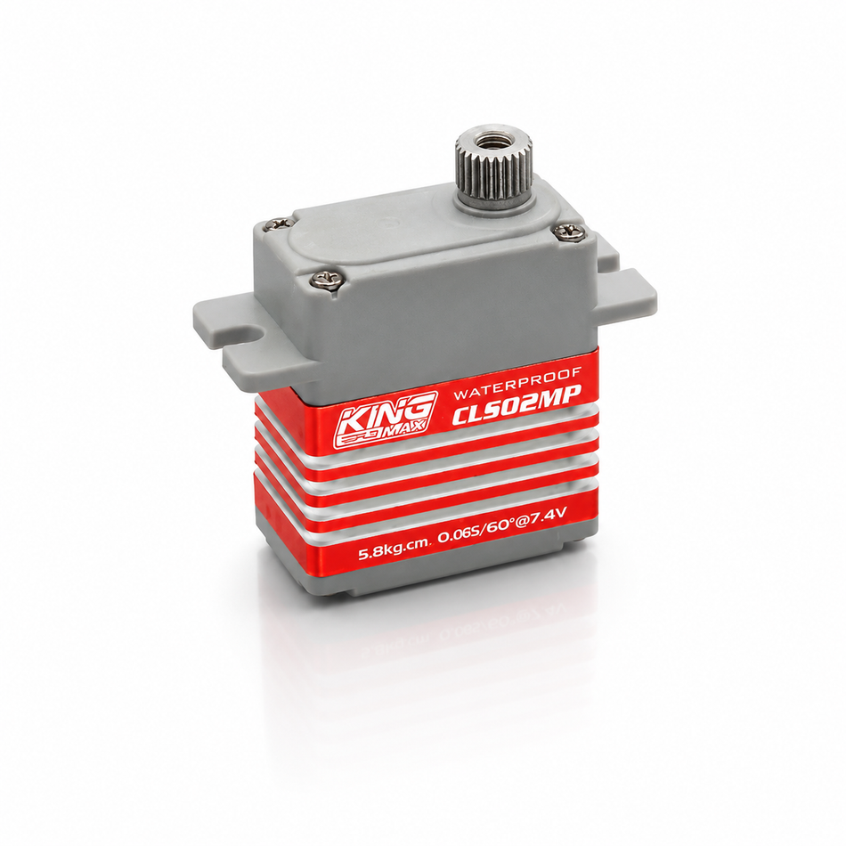 KingMax CLS02MP Coreless HV Waterproof Mini Servo – Metal Gear Digital Servo