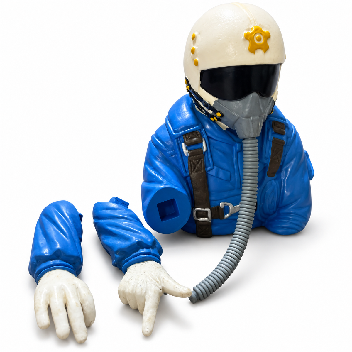 Commander Viper pilot bust with included interchangeable hand and arm pieces
