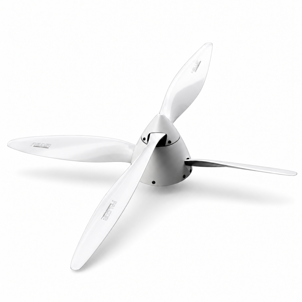 Falcon 24x20 Rear Contra Carbon Fiber Propeller – White (F3A Electric)