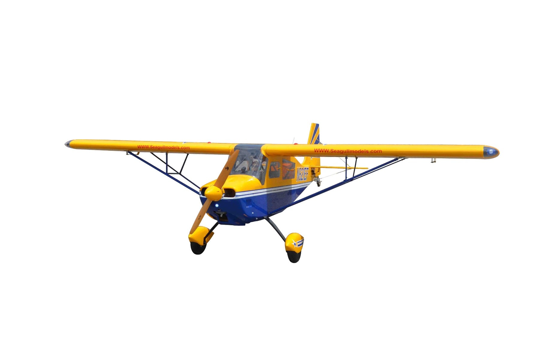RASH シーガル Seagull Models, Decathlon, Yellow, 60-80cc (ARF) – Gator RC
