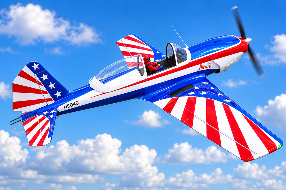 Seagull Models De Havilland Super Chipmunk N1804Q 99" Giant Scale ARF | 60cc–76cc Gas RC Plane