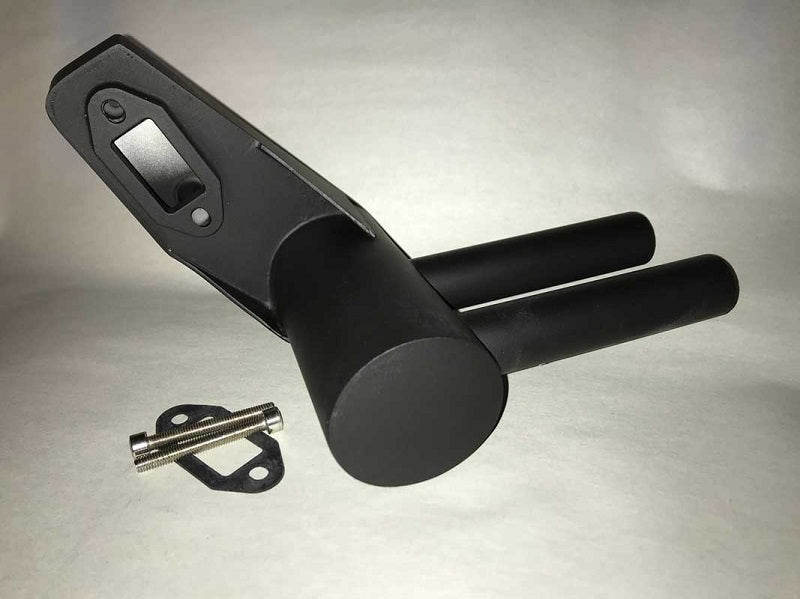 Black Pitts Muffler w/bolts & gasket for EME 55/60, DLE55, DJ 72