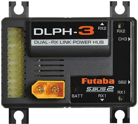 Futaba DLPH-3 Dual Receiver Link Power Hub (01102420-1)