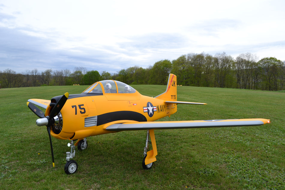 T-28 Trojan, Yellow, TopRC Model