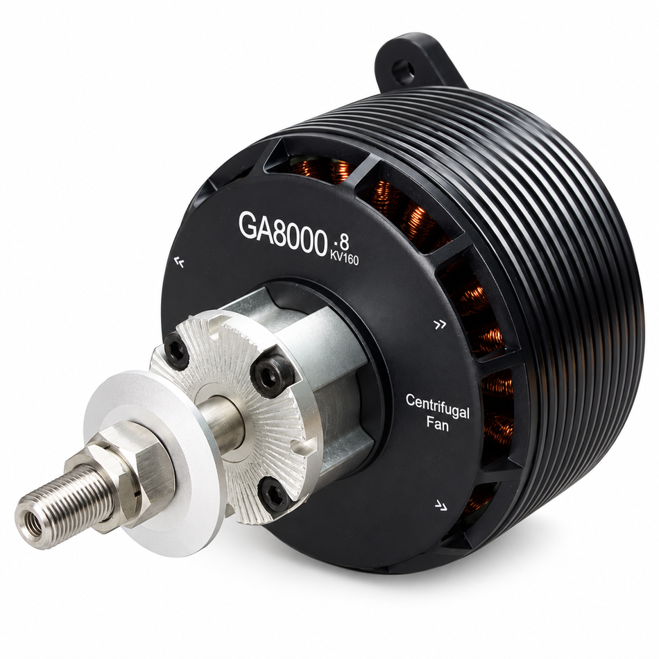 Dualsky GA8000.8S 160KV Single-Shaft Brushless Motor – 12S–14S