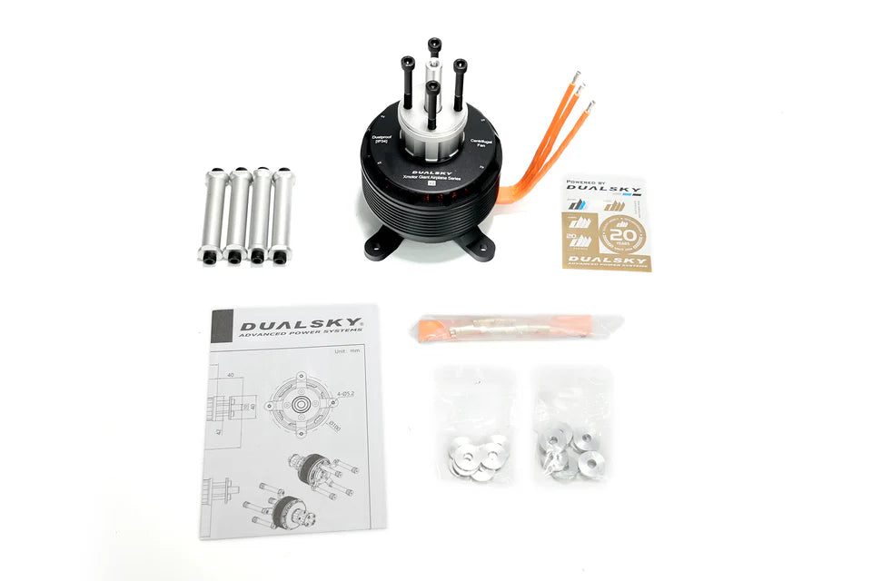Dualsky GA6000.8 Brushless Motor, 180KV, 6800W, 10S–12S