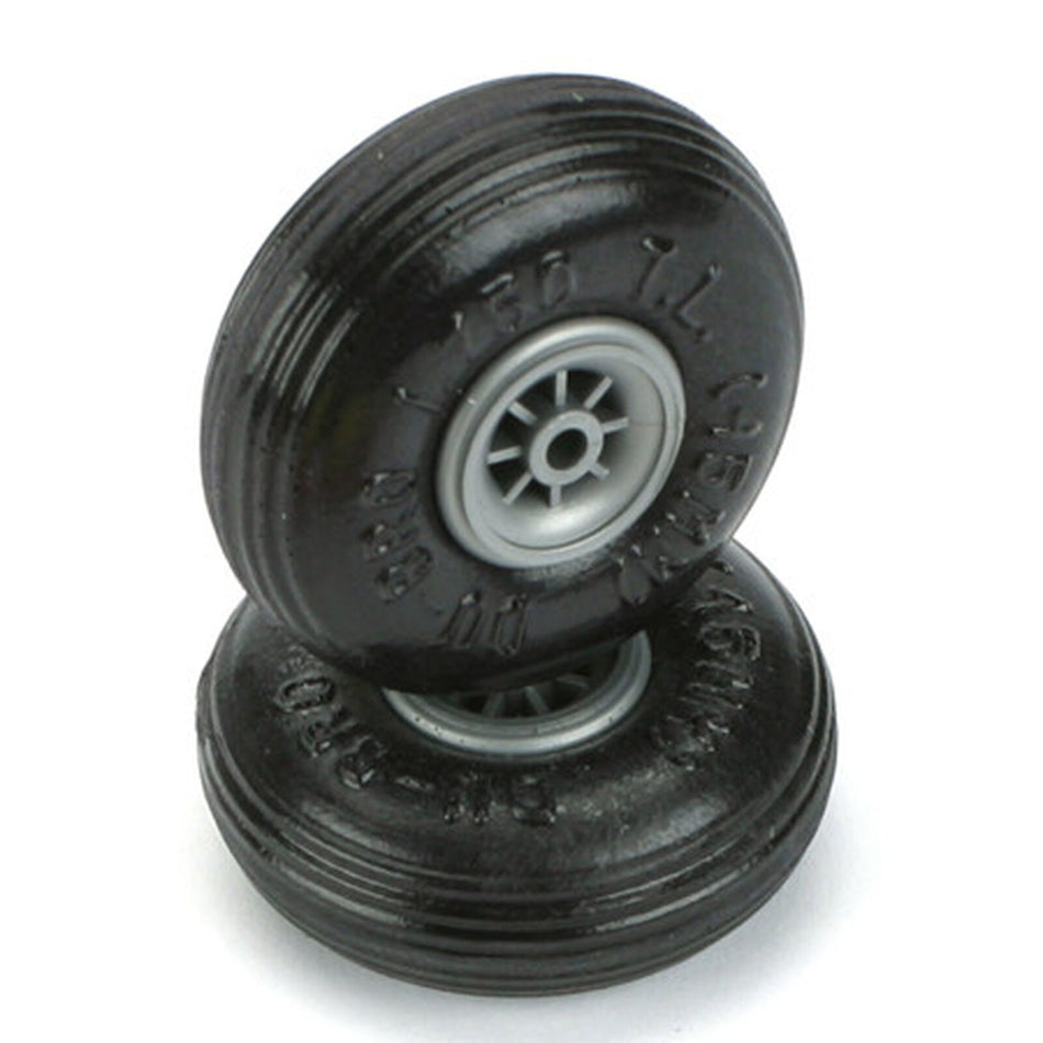 DuBro 1-3/4" (45mm) Treaded Lite Wheels (2)
