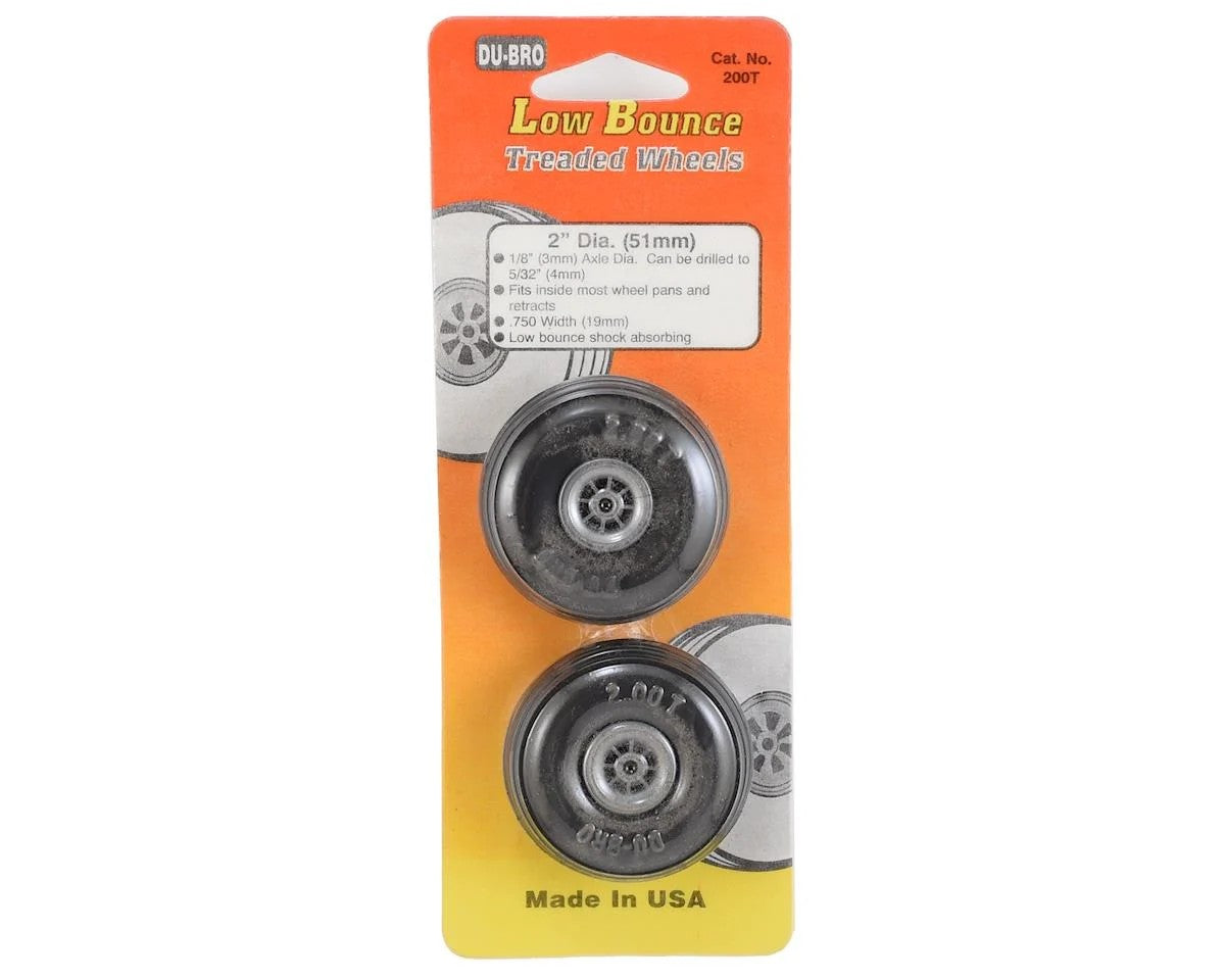 Du-Bro 2" (50.8mm / 51mm) Treaded Wheels