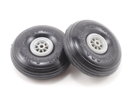 Du-Bro 2" (50.8mm) Treaded Lite RC Airplane Wheels (2)