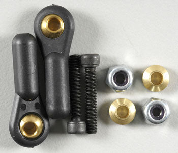 DuBro Ball Link, 4-40 HD Brass Ball, Black 2 Pack DUB2262