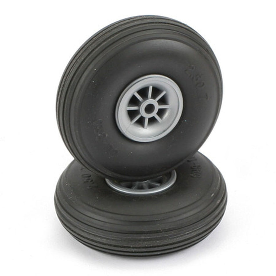 Du-Bro 2.5" (63.5mm) Treaded Wheels