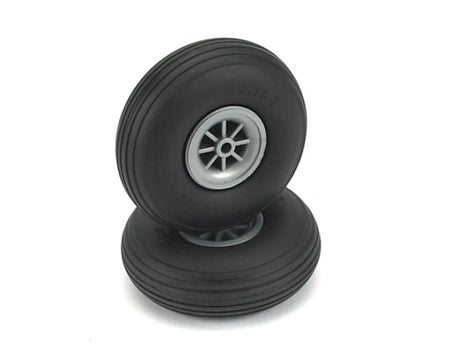 Du-Bro 2.75" (69.85mm) Treaded RC Airplane Wheels (2)