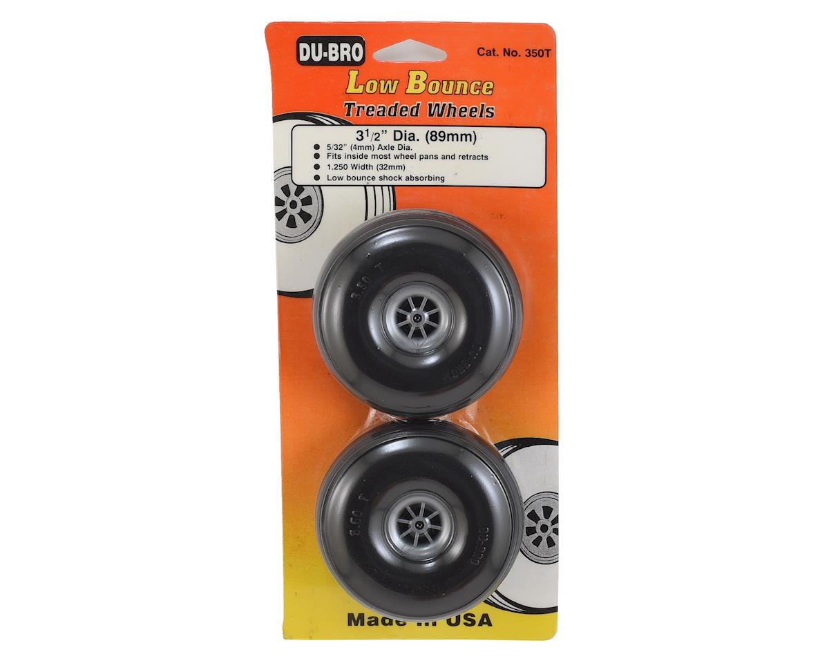 Du-Bro 3.5" (88.9mm) Treaded RC Airplane Wheels