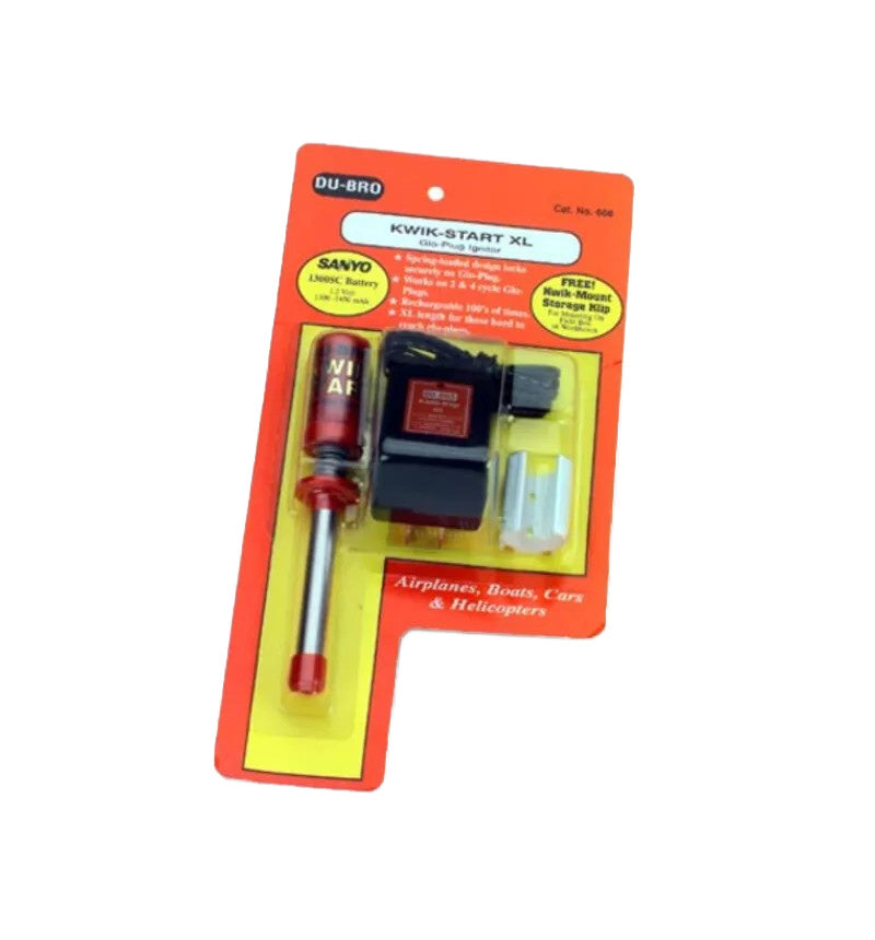Kwik-Start XL starter kit packaging with red and black components on a white background