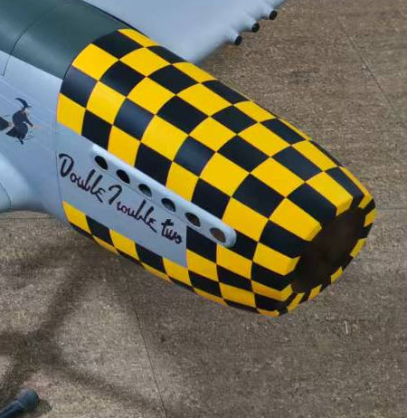 TopRC Model P-51 Cowling (Double Trouble Scheme)
