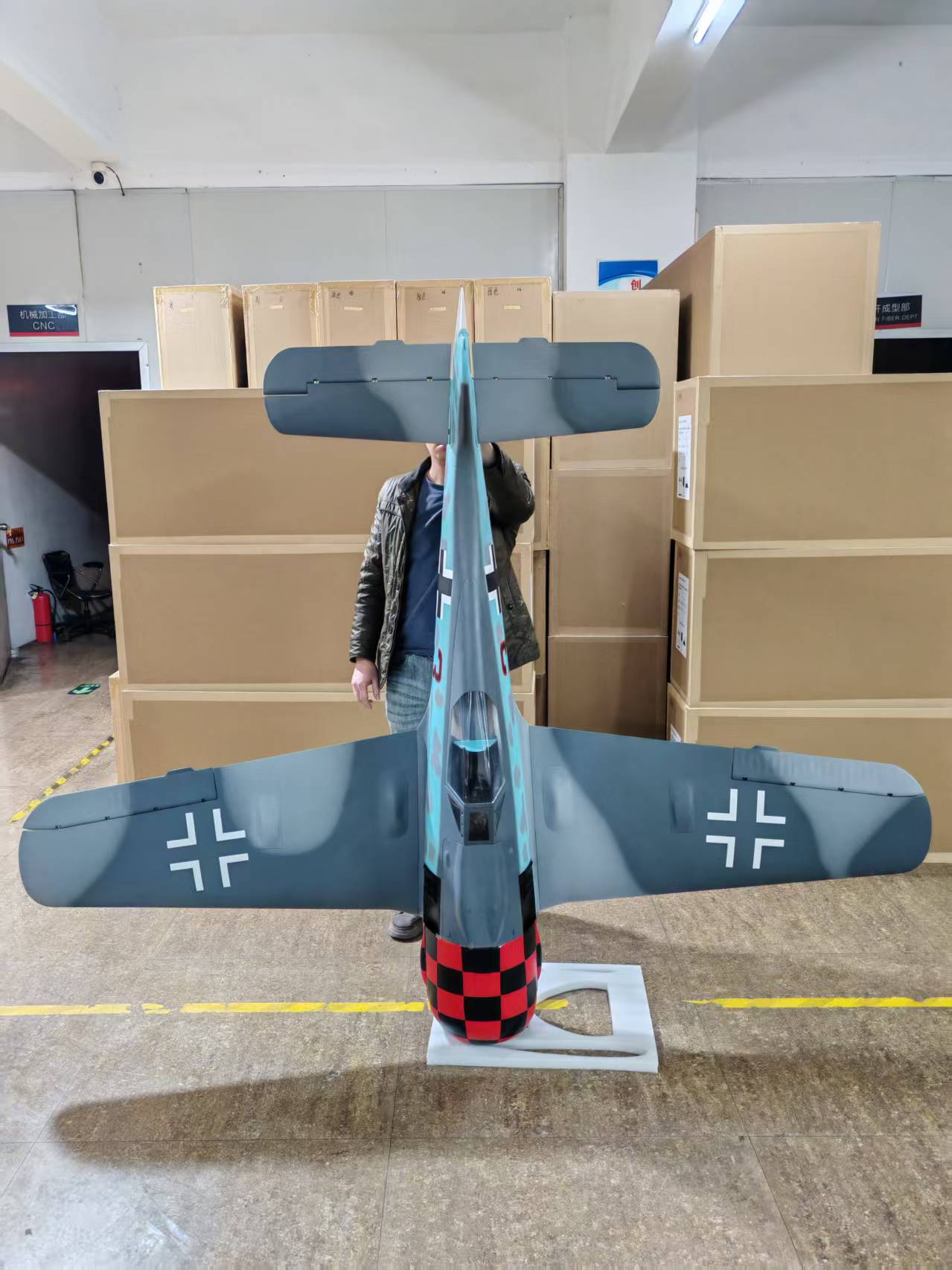 Top RC Model FW-190 Focke Wulf, Black 3 Fully Composite 93