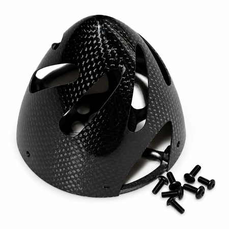  Falcon 85mm (3.35") Carbon Fiber 2-Blade Vented Electric Spinner 