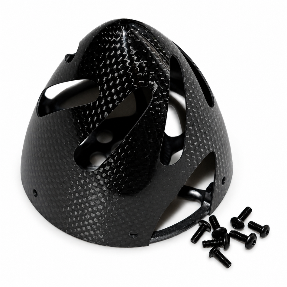  Falcon 85mm (3.35") Carbon Fiber 2-Blade Vented Electric Spinner 