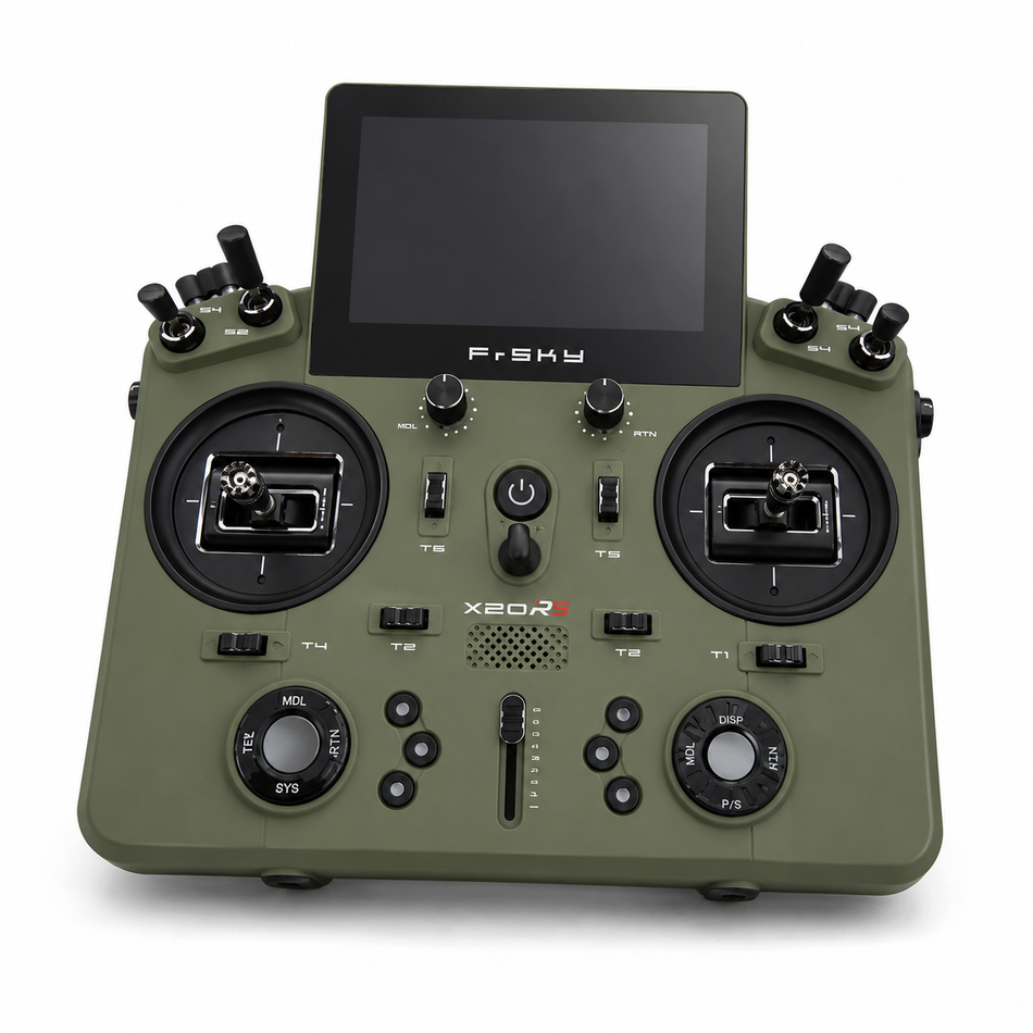 FrSky X20RS Transmitter, Matte Army Green (Olive Drab) | ETHOS RC Radio