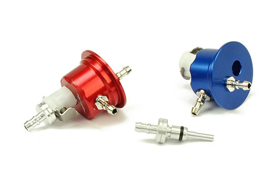 Fuel Jerry Can Refueling Cap w/Fittings, V2 Red (Secraft)