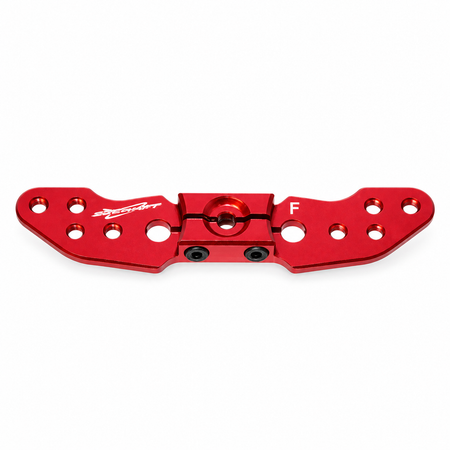Secraft 2.5" Offset Full Servo Arm, 4-40, Futaba 25T – Red