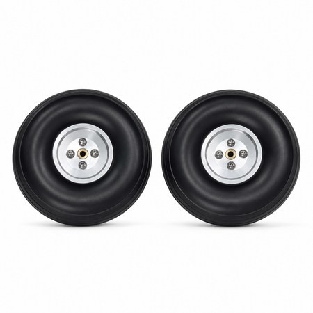 Gator RC Polyurethane (PU) Aluminum Hub Wheel Set 