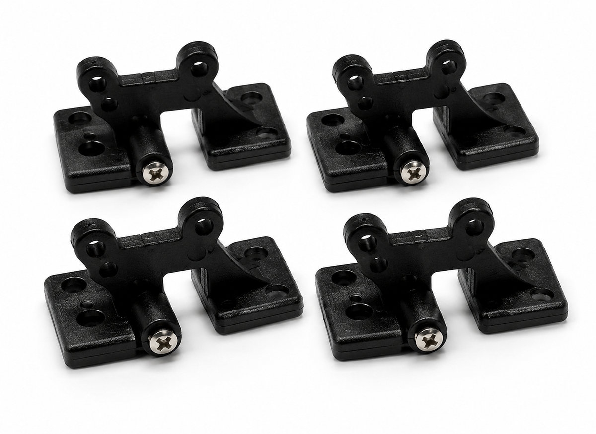 Gator RC Pivot Hatch & Gear Door Hinges (4 Pack) 30mm x 16mm (1.18