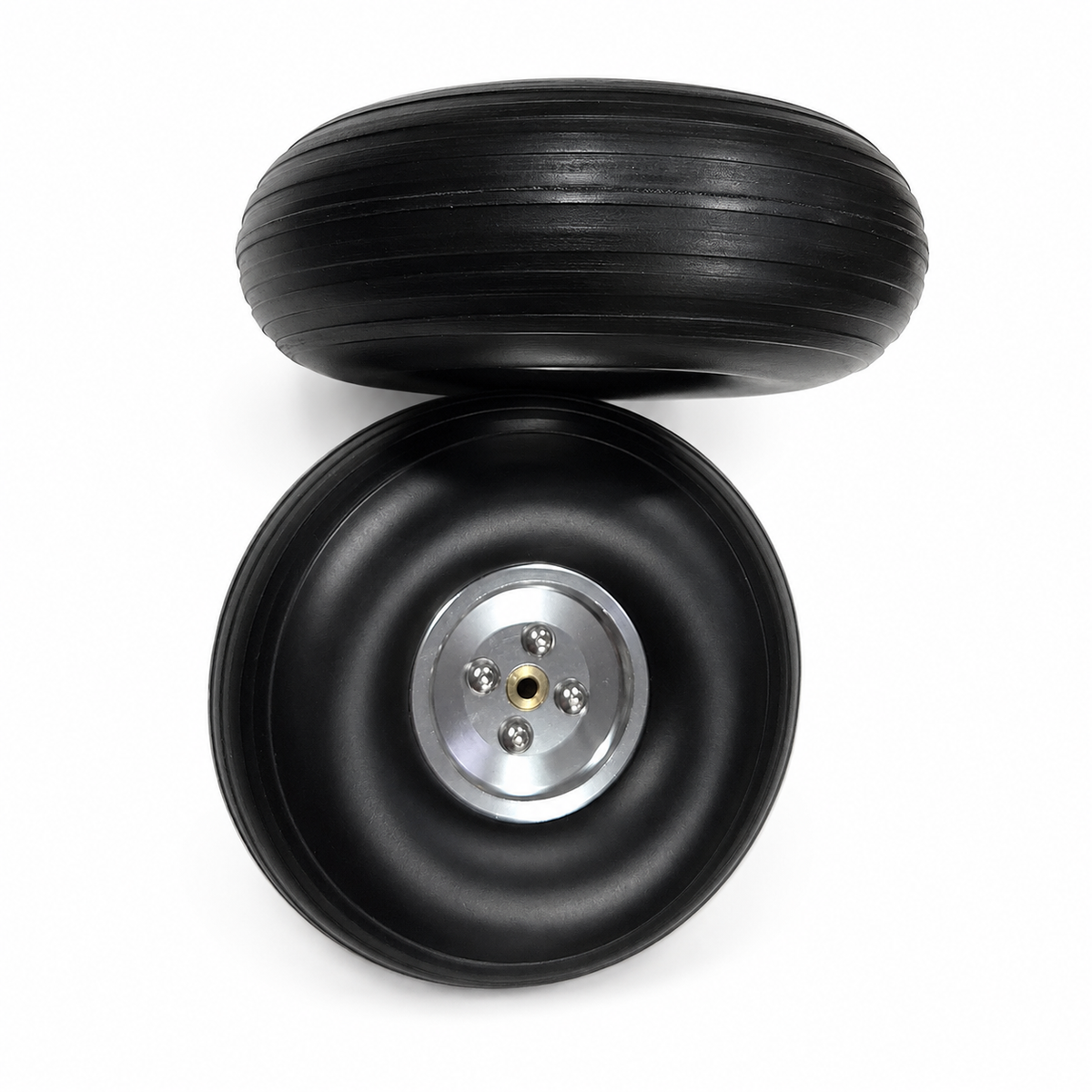 Gator RC Polyurethane (PU) Aluminum Hub Wheel Set 