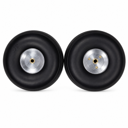 Gator RC Polyurethane (PU) Aluminum Hub Wheel Set 