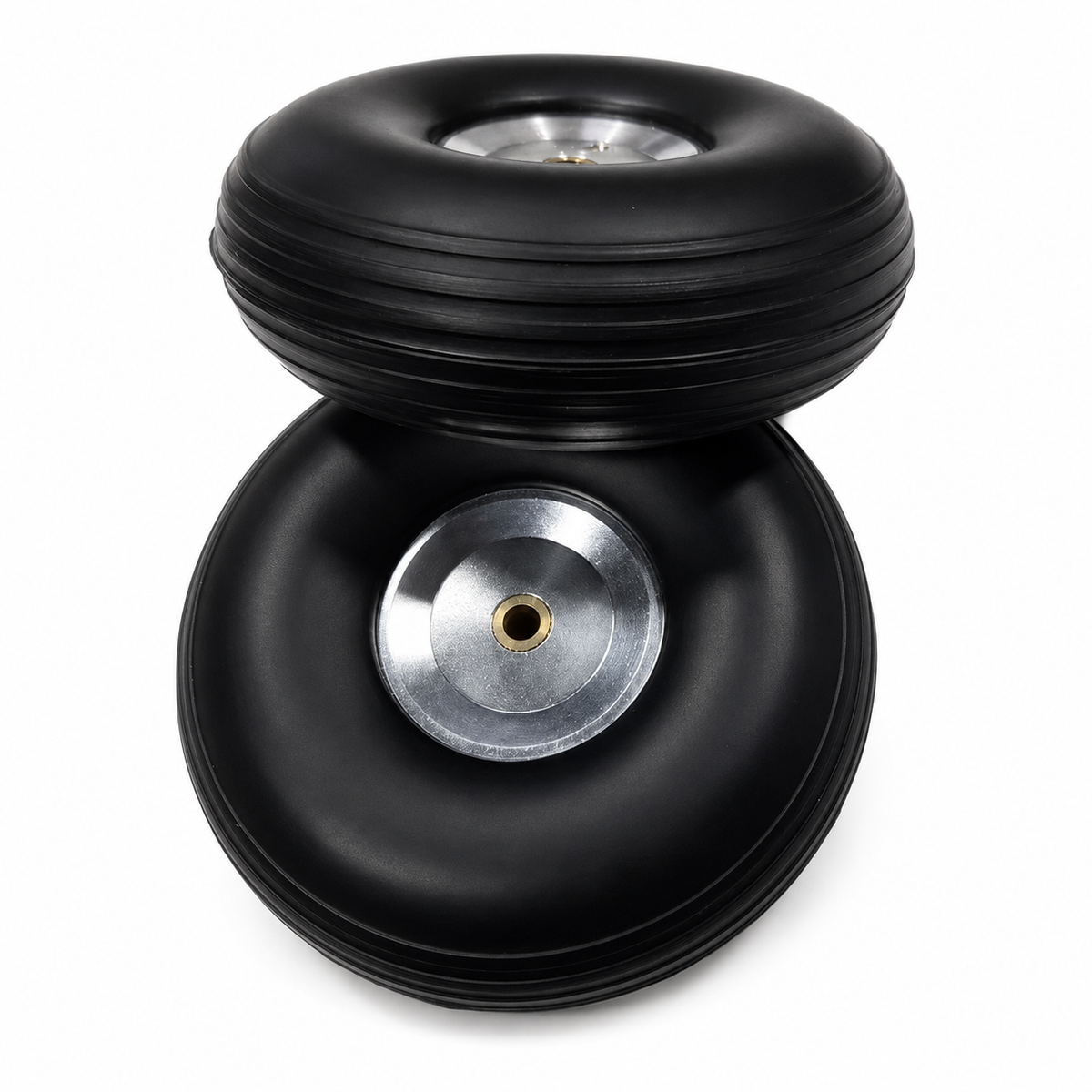 Gator RC Polyurethane (PU) Aluminum Hub Wheel Set 