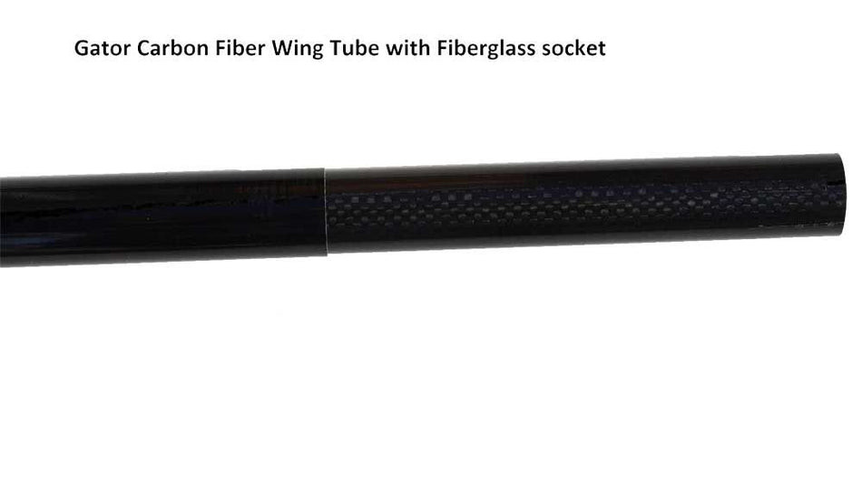 3/4" (19.05mm) Carbon Fiber Wing Tube Set,  w/ Sleeve (Gator)