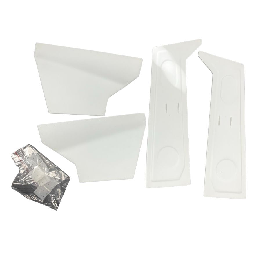 TopRC Model Landing Gear Door Set - Mains only, Grey (T-28