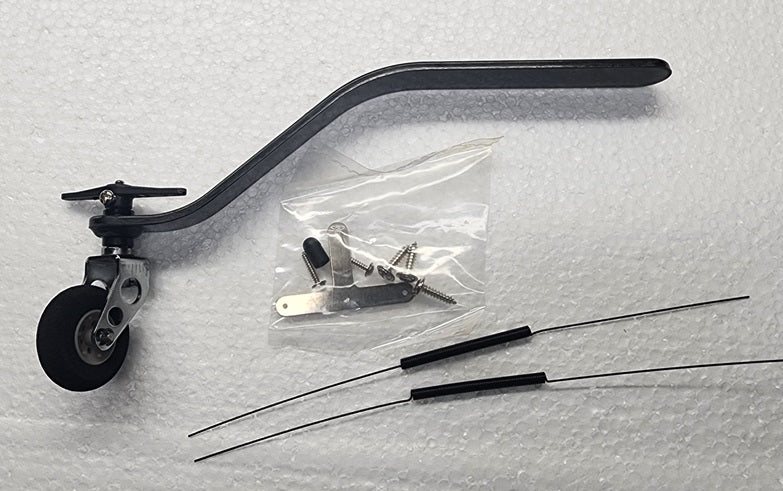 Carbon Fiber Tail Wheel Assembly, (Multiple Sizes) Gator-RC